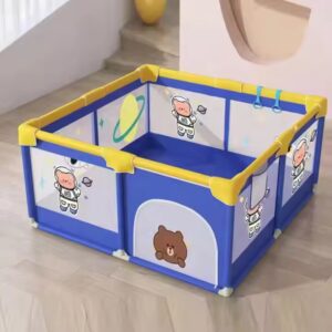 TINSY Reinforced 14-Panel Baby Playpen with Anti-Collision Design