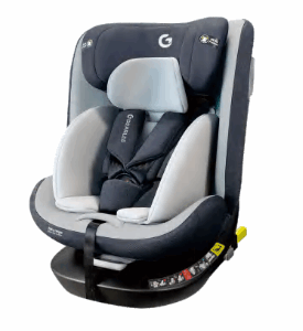TINSY Orbit360 ISOFIX Convertible Car Seat | ECE R44/04 Safety Certified | (Black Grey)