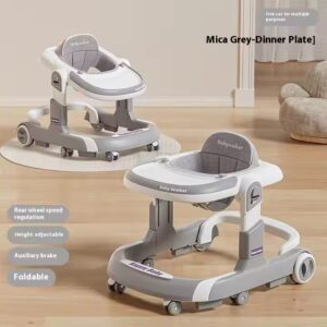 TINSY GrowStride 3-in-1 Baby Walker, Push Stroller & Educational Activity Center