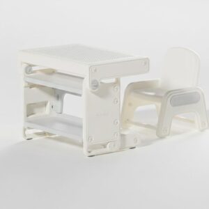 TINSY Kids Study Table Set with Chair, 4 in 1 Multifunctional Desk Set for 2+ Years Kids