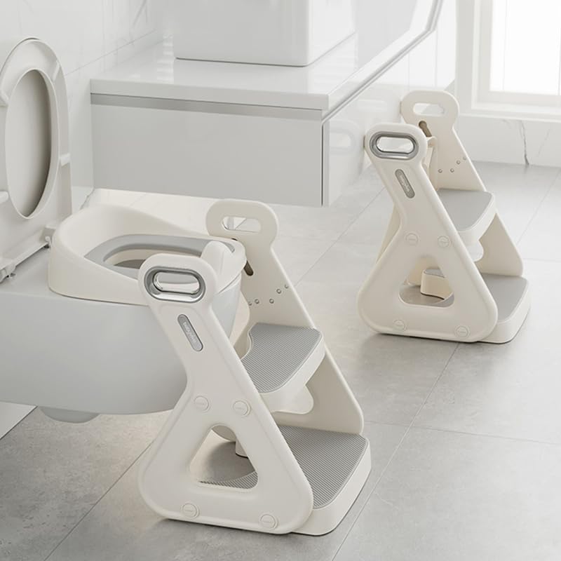 TINSY Premium Baby Potty Training Solutions | Soft PU Leather Comfort | Toddler Toilet Trainer, Potty Seat & Potty Chair | Comfortable, Safe & Easy-to-Clean Design for Kids (Ladder Potty Trainer)