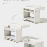 TINSY Kids Study Table Set with Chair, 4 in 1 Multifunctional Desk Set for 2+ Years Kids