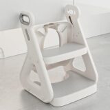 TINSY Premium Baby Potty Training Solutions | Soft PU Leather Comfort | Toddler Toilet Trainer, Potty Seat & Potty Chair | Comfortable, Safe & Easy-to-Clean Design for Kids (Ladder Potty Trainer)