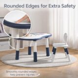 TINSY Kids Table & Chair Set with Storage | Multi-Purpose Study Desk for Kids, Drawing, Reading & Activity Table | Sturdy, Safe & Durable Furniture for Playroom, Bedroom & Learning