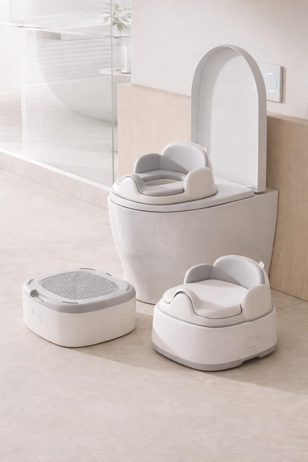 TINSY Baby Potty Training Solutions | Toddler Toilet Trainer, Potty Seat & Potty Chair | Comfortable, Safe & Easy-to-Clean Design for Kids TINSY Baby Potty Training Solutions | Toddler Toilet Trainer, Potty Seat & Potty Chair | Comfortable, Safe & Easy-to-Clean Design for Kids