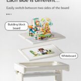 TINSY Kids Study Table Set with Chair, 4 in 1 Multifunctional Desk Set for 2+ Years Kids