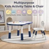 TINSY Kids Table & Chair Set with Storage | Multi-Purpose Study Desk for Kids, Drawing, Reading & Activity Table | Sturdy, Safe & Durable Furniture for Playroom, Bedroom & Learning