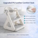 TINSY Premium Baby Potty Training Solutions | Soft PU Leather Comfort | Toddler Toilet Trainer, Potty Seat & Potty Chair | Comfortable, Safe & Easy-to-Clean Design for Kids (Ladder Potty Trainer)