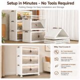 Tinsy 3-in-1 Kids Push Cart & Rolling Toy Storage Box