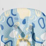 TINSY Baby Adjustable High Chair | Dual Tray System for Feeding | Anti-Slip Feet for Stability | Comfortable Cushion Seat | Boys and Girls
