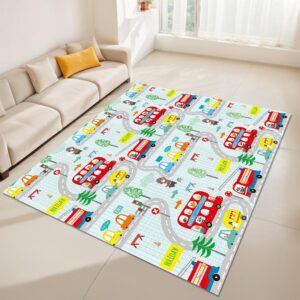 TINSY Extra Thick Baby Play Mat (0.8 cm & 1.0 cm) – 180 × 150 cm Reversible Foldable Foam Playmat, Non-Toxic Waterproof Crawling Mat, Anti-Slip Cushion Floor Mat for Babies & Toddlers