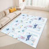 TINSY Ocean & Adventure Extra Thick Baby Play Mat (1 cm) – 180 × 150 cm Reversible Foldable Foam Playmat, Non-Toxic Waterproof Crawling Mat, Anti-Slip Cushion Floor Mat for Babies & Toddlers