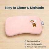 TINSY CloudSoft Baby & Toddler Memory Foam Pillow (Cotton Candy Pink), Thin Breathable (27Γ45Γ3 cm)