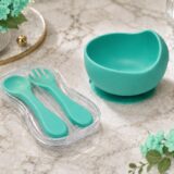 Tinsy Silicone Baby Bowl with Cute Animal Design