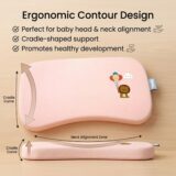 TINSY CloudSoft Baby & Toddler Memory Foam Pillow (Cotton Candy Pink), Thin Breathable (27Γ45Γ3 cm)
