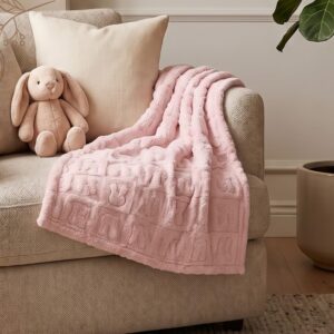 TINSY Ultra Soft Popcprn Baby Blanket – Super Soft, Cozy & Gentle for Newborn Boys & Girls (Cream)