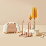 Tinsy Long Handle Baby Bottle Brush with Stand