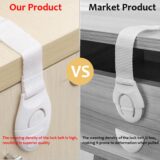 Tinsy Cabinet Strap Locks (Pack of 10)