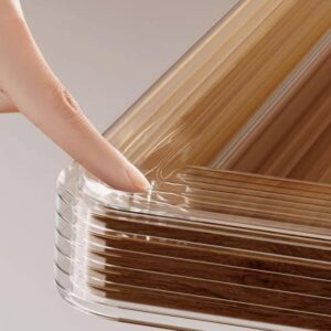 Tinsy Transparent Baby Safety Edge Protector Strip (2 Meter) | Clear Soft PVC Edge Guard for Tables, Desks, Cabinets & Furniture | Self-Adhesive