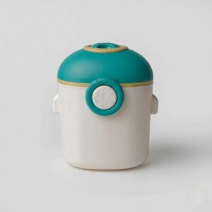 TINSY Baby Food Storage Container | Multi Compartment Dry Food Organizer | Portable Snack Box for Nursery Travel Home and Outdoor Use | Yellow