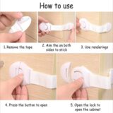 Tinsy Cabinet Strap Locks (Pack of 10)