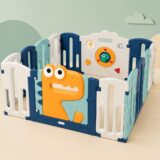 Tinsy Dinosaur Baby Playpen, 12+2 Panels