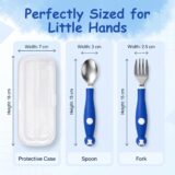 Tinsy Stainless Steel Self-Feeding Spoon and Fork Set