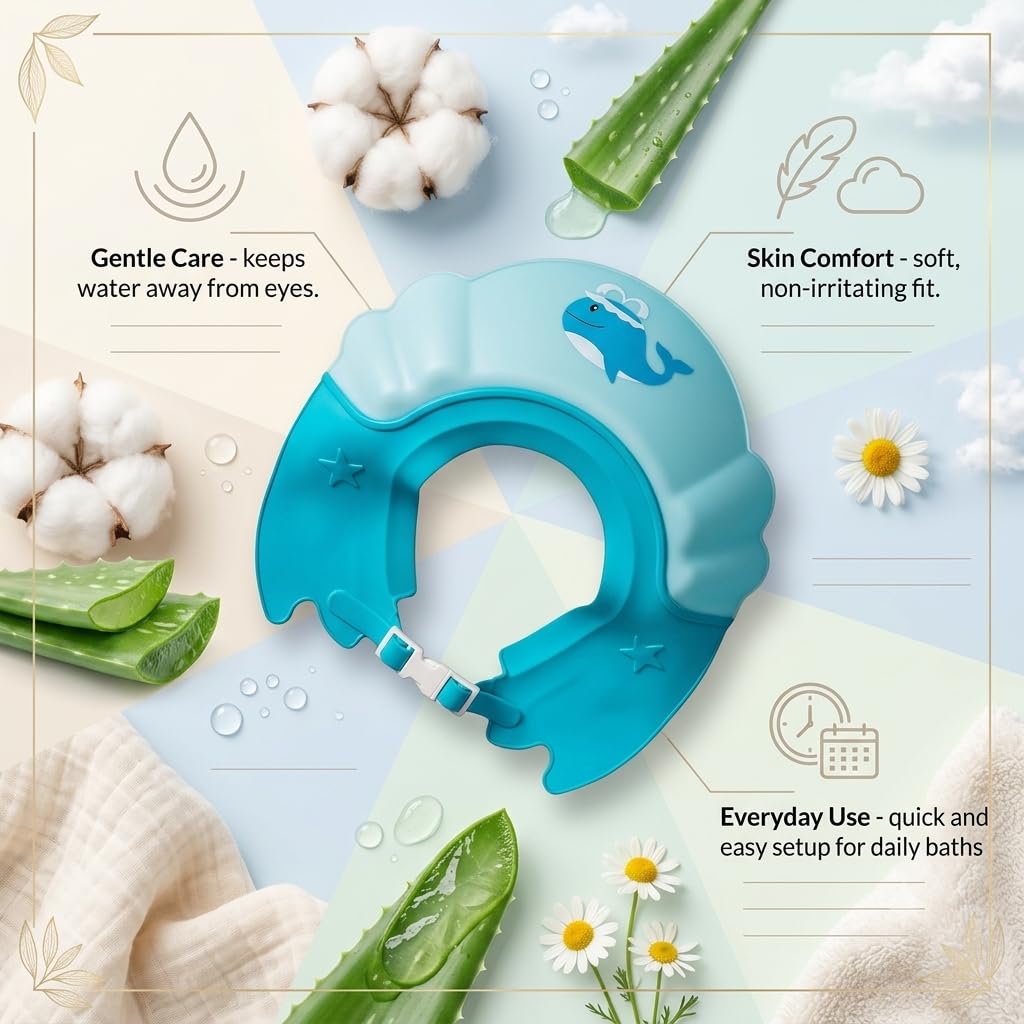 Tinsy Adjustable Baby Shampoo Cap