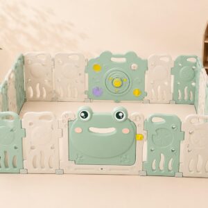 Tinsy Frog Baby Playpen, 18+2 Panels