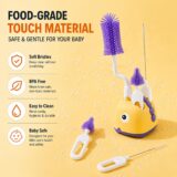 Tinsy Nylon Bristle Baby Bottle Brush with Holder