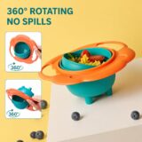 Tinsy 360° Rotating Anti-Spill Baby Bowl