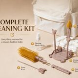 Tinsy Long Handle Baby Bottle Brush with Stand