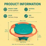 Tinsy 360° Rotating Anti-Spill Baby Bowl