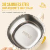 Tinsy Stainless Steel Suction Feeding Bowl