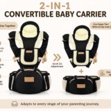 Tinsy Premium Hip Seat Baby Carrier with Head Support