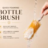 Tinsy Long Handle Baby Bottle Brush with Stand