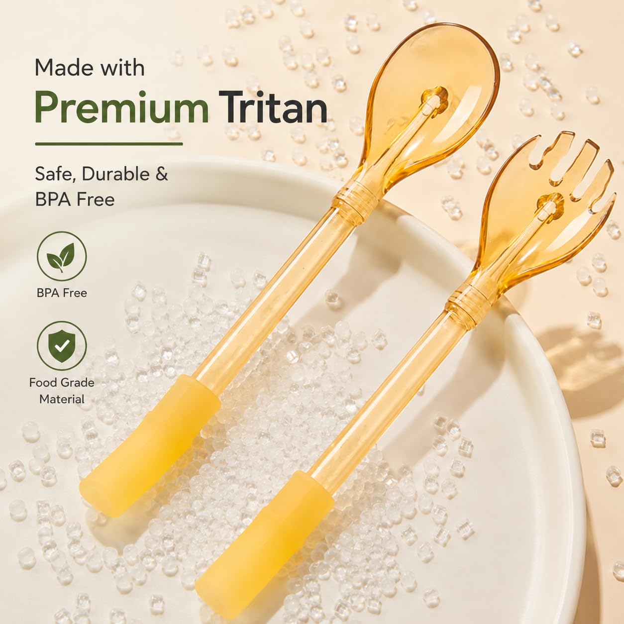 Tinsy Baby Spoon, Fork and Straw Set
