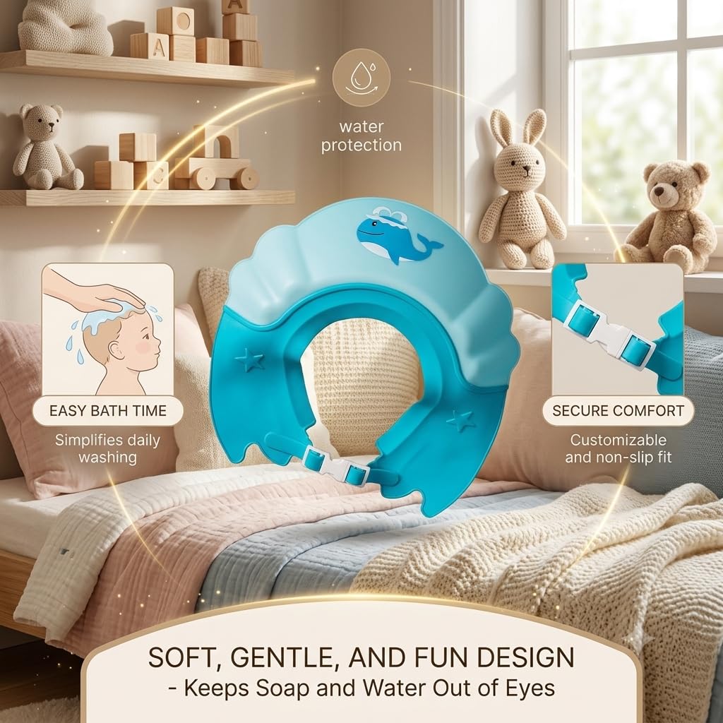 Tinsy Adjustable Baby Shampoo Cap