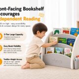 Tinsy 3-in-1 Convertible Kids Bookshelf with Whiteboard