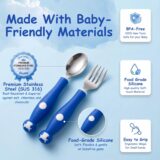 Tinsy Stainless Steel Self-Feeding Spoon and Fork Set