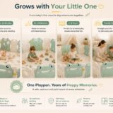 Tinsy Frog Baby Playpen, 18+2 Panels