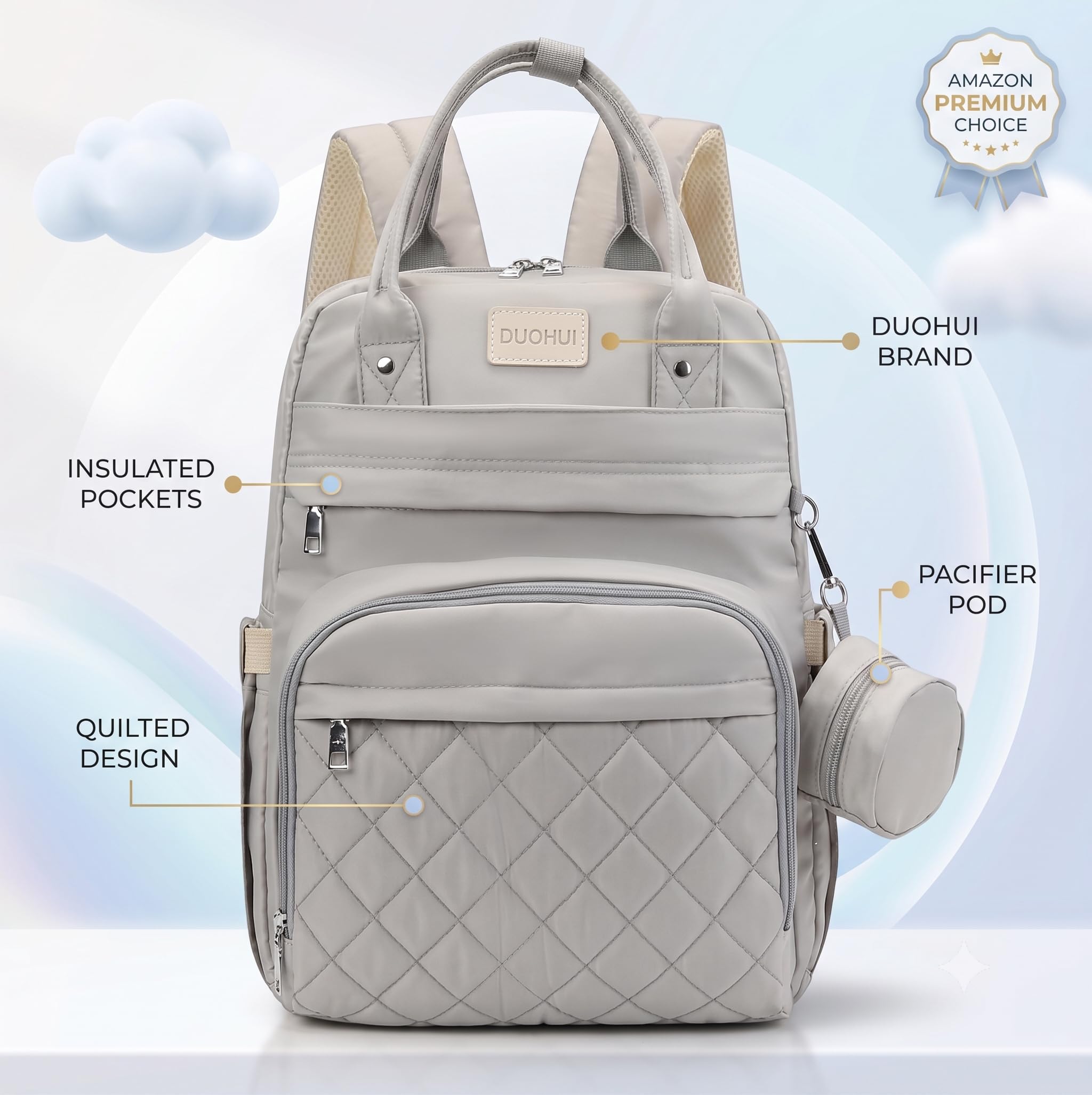 Tinsy Waterproof Diaper Backpack