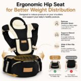 Tinsy Premium Hip Seat Baby Carrier with Head Support
