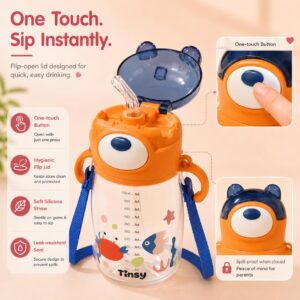 Tinsy CozyCub Kids Sipper Water Bottle 550 ml