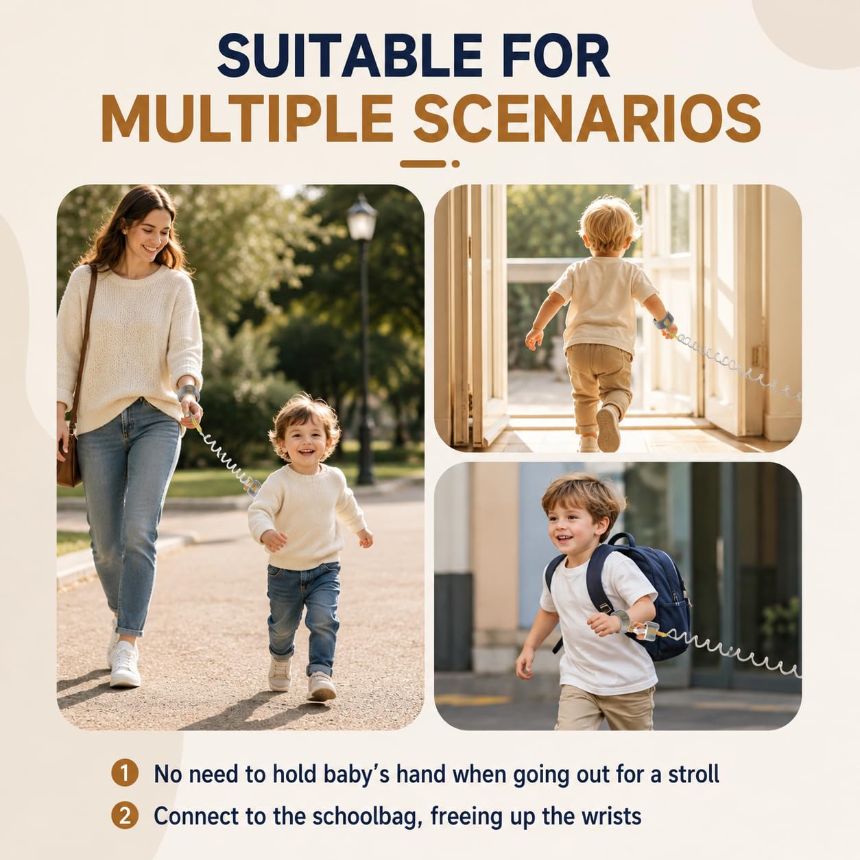 Tinsy Anti-Lost Safety Wrist Band for Kids