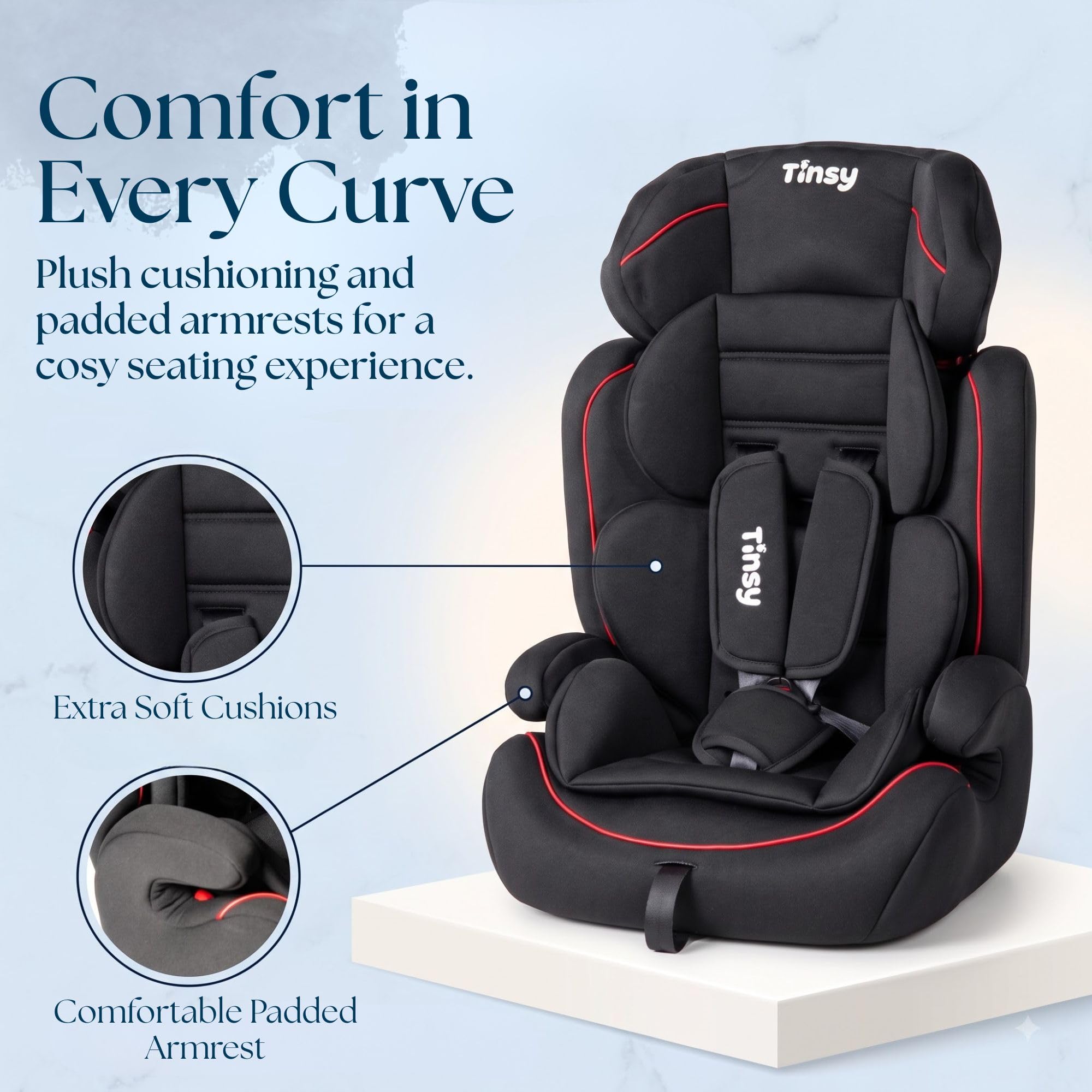 Tinsy Baby Car Seat with Side Impact Protection