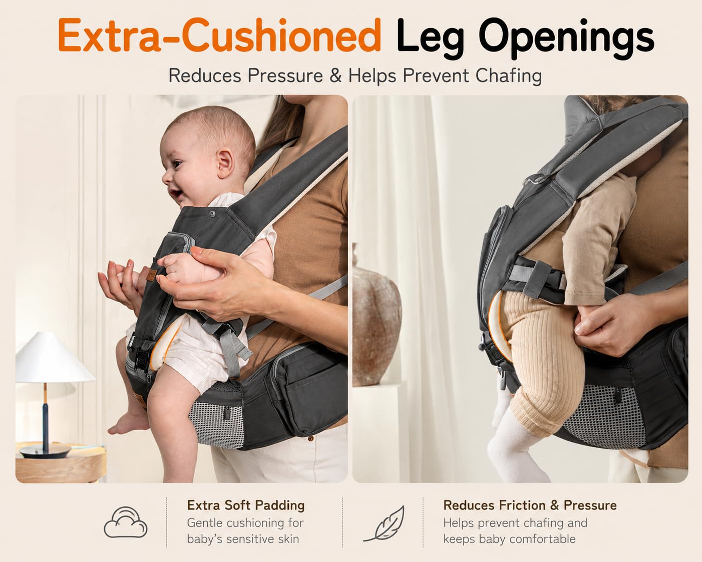 Tinsy Premium Hip Seat Baby Carrier