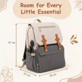 Tinsy Multi-Pocket Diaper Backpack