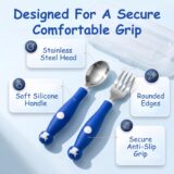 Tinsy Stainless Steel Self-Feeding Spoon and Fork Set