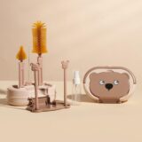 Tinsy Long Handle Baby Bottle Brush with Stand